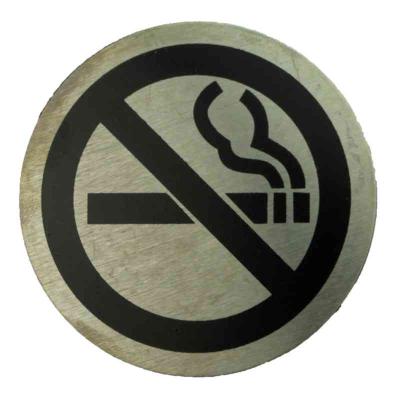 TARGET skilt "rygning forbudt" 1 stk. selvklæbende steel